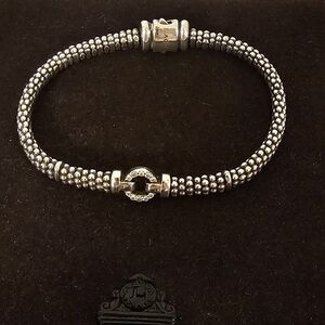 Sterling Silver/ Diamond Bracelet